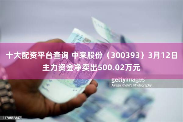 十大配资平台查询 中来股份（300393）3月12日主力资金净卖出500.02万元