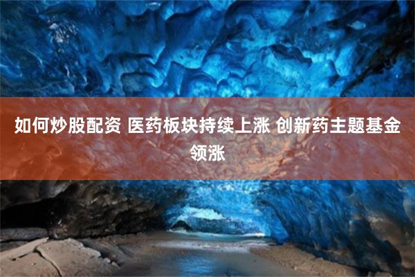 如何炒股配资 医药板块持续上涨 创新药主题基金领涨