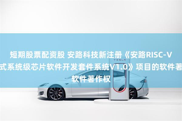 短期股票配资股 安路科技新注册《安路RISC-V嵌入式系统级芯片软件开发套件系统V1.0》项目的软件著作权